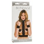 Фиксатор на талию с ошейником и наручниками Bondage Tie - Plus Size