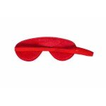 Мягкая приятная маска на глаза с бархатистой подкладкой Party Hard Mask Shy Red - красная