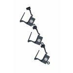 Силиконовый пояс верности Party Hard Romello с замком и тремя зиплок застежками - зелёный Силиконовый пояс верности Party Hard Romello с замком и тремя зиплок застежками - зелёный