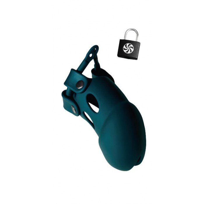 Силиконовый пояс верности Vanilla Chastity Belt Guard с замком и регулируемым ремешком - зелёный Силиконовый пояс верности Vanilla Chastity Belt Guard с замком и регулируемым ремешком - зелёный