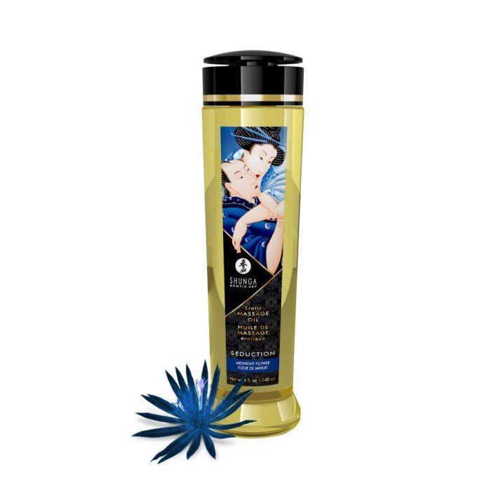 Массажное масло Shunga Massage Oil Seduction - Ночной цветок - 240 мл Массажное масло Shunga Massage Oil Seduction - Ночной цветок - 240 мл