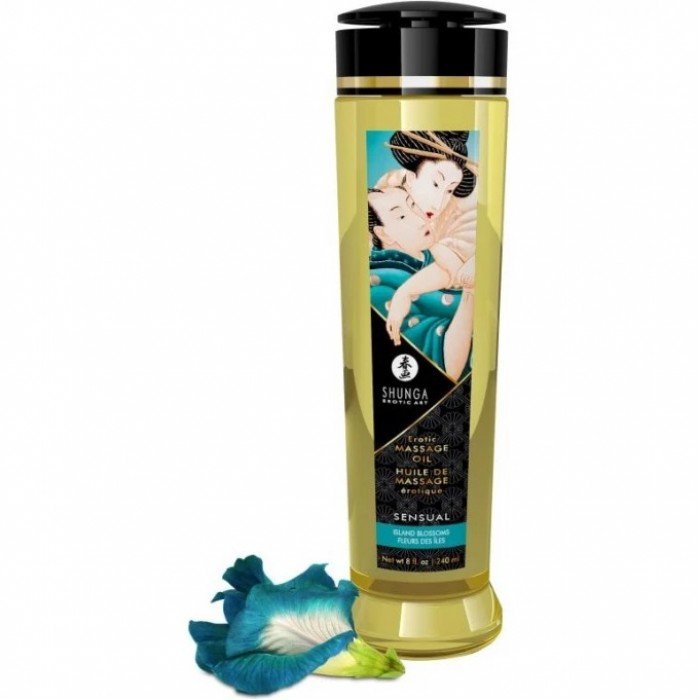 Массажное масло Shunga Massage Oil Sensual - Островные цветы - 240 мл Массажное масло Shunga Massage Oil Sensual - Островные цветы - 240 мл