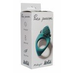 Силиконовое эрекционное виброкольцо с клиторальной щёточкой Pure Passion Midnight - зелёное Силиконовое эрекционное виброкольцо с клиторальной щёточкой Pure Passion Midnight - зелёное