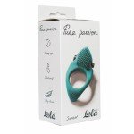 Силиконовое эрекционное виброкольцо с клиторальной щёточкой Pure Passion Sunset - зелёное Силиконовое эрекционное виброкольцо с клиторальной щёточкой Pure Passion Sunset - зелёное