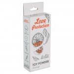 Пудра для ухода за интим-игрушками Love Protection с ароматом апельсина - 15 гр