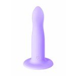 Гибкий и упругий фаллоимитатор для вагинальной и анальной стимуляции Flow Emotional Purple - сиреневый - 13 см