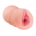 Мастурбатор вагина из киберкожи Satisfaction Funny Girl - телесный - 12,5 см