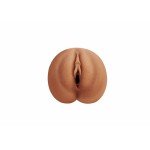 Мастурбатор-вагина из нежнейшей киберкожи Satisfaction Dumpling - смуглый - 15 см