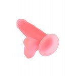 Гелевый реалистичный фаллоимитатор Lovetoy на присоске с мошонкой - красный - 19 см Гелевый реалистичный фаллоимитатор Lovetoy на присоске с мошонкой - красный - 19 см