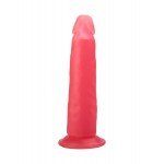 Гелевый фаллоимитатор-реалистик Lovetoy на присоске - розовый - 19,5 см Гелевый фаллоимитатор-реалистик Lovetoy на присоске - розовый - 19,5 см