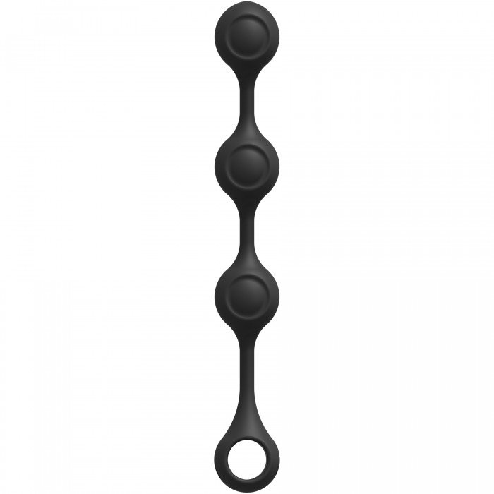 Утяжелённые анальные силиконовые шарики KINK - Anal Essentials Weighted Silicone Anal Balls - 34,3 см