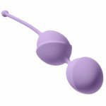 Вагинальные шарики со смещённым центром тяжести One Thousand and One Nights - фиолетовые
