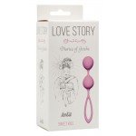 Вагинальные шарики со смещенным центром тяжести Diaries of a Geisha Sweet Kiss - розовые Вагинальные шарики со смещенным центром тяжести Diaries of a Geisha Sweet Kiss - розовые