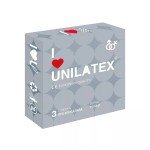 Латексные презервативы c точечной поверхностью Unilatex Dotted - 3 шт Латексные презервативы c точечной поверхностью Unilatex Dotted - 3 шт