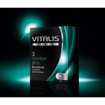 Латексные презервативы анатомической формы VITALIS premium Comfort plus - 3 шт Латексные презервативы анатомической формы VITALIS premium Comfort plus - 3 шт