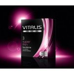 Ультратонкие латексные презервативы 0,06 мм VITALIS premium Super Thin - 3 шт Ультратонкие латексные презервативы 0,06 мм VITALIS premium Super Thin - 3 шт