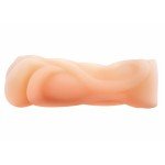 Реалистичный миниатюрный мастурбатор-вагина из TPE - телесный - 13,2 см