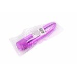 Классический мультискоростной вибратор из глянцевого ABS пластика - фиолетовый - 14 см
