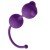 Вагинальные шарики Emotions Foxy Purple - фиолетовые