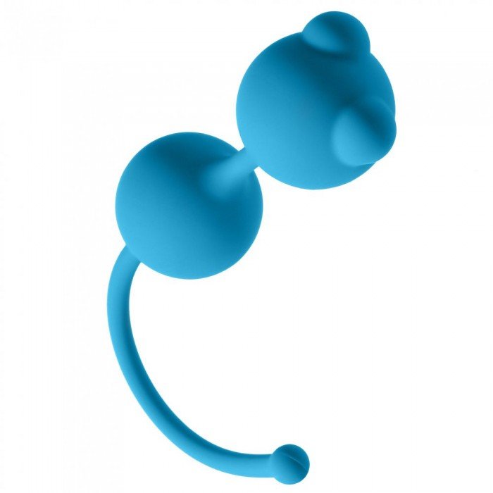 Вагинальные шарики Emotions Foxy Turquoise - голубые