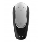 Вибратор для пар Satisfyer Double Fun с 2-мя моторами и управлением через пульт и приложение (смартфон) - чёрный Вибратор для пар Satisfyer Double Fun с 2-мя моторами и управлением через пульт и приложение (смартфон) - чёрный