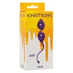 Вагинальные шарики Emotions Gi-Gi со смещённым центром тяжести - фиолетовые Вагинальные шарики Emotions Gi-Gi со смещённым центром тяжести - фиолетовые