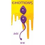 Вагинальные шарики Emotions Gi-Gi со смещённым центром тяжести - фиолетовые Вагинальные шарики Emotions Gi-Gi со смещённым центром тяжести - фиолетовые