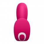 Двойной вибромассажер для стимуляции G-точки и анальной стимуляции Satisfyer Top Secret+ с управлением со смартфона - розовый - 11 см Двойной вибромассажер для стимуляции G-точки и анальной стимуляции Satisfyer Top Secret+ с управлением со смартфона - розовый - 11 см