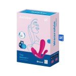Двойной вибромассажер для стимуляции G-точки и анальной стимуляции Satisfyer Top Secret+ с управлением со смартфона - розовый - 11 см Двойной вибромассажер для стимуляции G-точки и анальной стимуляции Satisfyer Top Secret+ с управлением со смартфона - розовый - 11 см