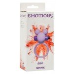 Эрекционное виброкольцо Emotions Minnie с клиторальным стимулятором в виде мышки - сиреневое