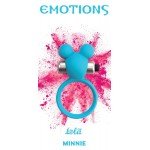 Эрекционное виброкольцо Emotions Minnie с клиторальным стимулятором в виде мышки - бирюзовое Эрекционное виброкольцо Emotions Minnie с клиторальным стимулятором в виде мышки - бирюзовое