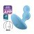 Вибростимулятор простаты с управлением через смартфон Satisfyer Deep Diver - голубой - 12 см