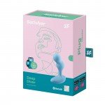 Вибростимулятор простаты с управлением через смартфон Satisfyer Deep Diver - голубой - 12 см Вибростимулятор простаты с управлением через смартфон Satisfyer Deep Diver - голубой - 12 см