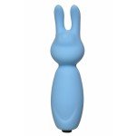Мини-вибратор Emotions Funny Bunny Blue - голубой - 8 см