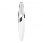 Перезаряжаемый точечный вибромассажер Satisfyer Twirling Delight - белый - 16,5 см