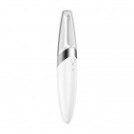 Перезаряжаемый точечный вибромассажер Satisfyer Twirling Delight - белый - 16,5 см