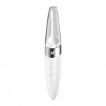 Перезаряжаемый точечный вибромассажер Satisfyer Twirling Delight - белый - 16,5 см