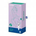 Перезаряжаемый точечный вибромассажер Satisfyer Twirling Delight - белый - 16,5 см