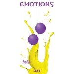 Вагинальные шарики без сцепки Emotions Lexy Small purple - фиолтовые - 2,4 см