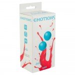 Вагинальные шарики без сцепки Emotions Lexy Medium turquoise - голубые - 2,8 см
