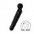Вибратор-массажер для тела и эрогенных зон Satisfyer Planet Wand-er с эргономичной загнутой головкой - чёрный - 22 см