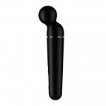 Вибратор-массажер для тела и эрогенных зон Satisfyer Planet Wand-er с эргономичной загнутой головкой - чёрный - 22 см Вибратор-массажер для тела и эрогенных зон Satisfyer Planet Wand-er с эргономичной загнутой головкой - чёрный - 22 см