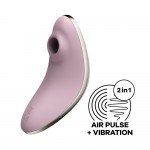 Вакуум-волновой стимулятор клитора с вибрацией Satisfyer Vulva Lover 1 - розовый