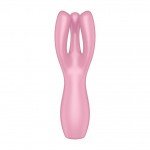 Вибромассажер для стимуляции клитора и половых губ Satisfyer Threesome 3 - розовый - 14 см Вибромассажер для стимуляции клитора и половых губ Satisfyer Threesome 3 - розовый - 14 см