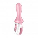 Вибратор с функцией расширения Satisfyer Air Pump Booty 5+ для анальной и вагинальной стимуляции с подключением к смартфону - розовый - 18 см Вибратор с функцией расширения Satisfyer Air Pump Booty 5+ для анальной и вагинальной стимуляции с подключением к смартфону - розовый - 18 см