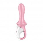 Вибратор с функцией расширения Satisfyer Air Pump Booty 5+ для анальной и вагинальной стимуляции с подключением к смартфону - розовый - 18 см Вибратор с функцией расширения Satisfyer Air Pump Booty 5+ для анальной и вагинальной стимуляции с подключением к смартфону - розовый - 18 см