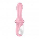Вибратор с функцией расширения Satisfyer Air Pump Booty 5+ для анальной и вагинальной стимуляции с подключением к смартфону - розовый - 18 см Вибратор с функцией расширения Satisfyer Air Pump Booty 5+ для анальной и вагинальной стимуляции с подключением к смартфону - розовый - 18 см
