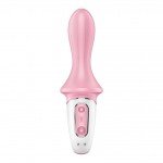 Вибратор с функцией расширения Satisfyer Air Pump Booty 5+ для анальной и вагинальной стимуляции с подключением к смартфону - розовый - 18 см Вибратор с функцией расширения Satisfyer Air Pump Booty 5+ для анальной и вагинальной стимуляции с подключением к смартфону - розовый - 18 см