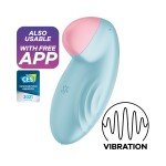 Вибратор для клитора и эрогенных зон Satisfyer Tropical Tip с управлением со смартфона - голубой - 8,5 см Вибратор для клитора и эрогенных зон Satisfyer Tropical Tip с управлением со смартфона - голубой - 8,5 см