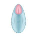 Вибратор для клитора и эрогенных зон Satisfyer Tropical Tip с управлением со смартфона - голубой - 8,5 см Вибратор для клитора и эрогенных зон Satisfyer Tropical Tip с управлением со смартфона - голубой - 8,5 см